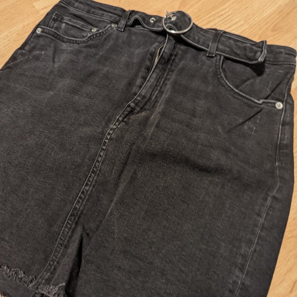 H&M short denim skirt